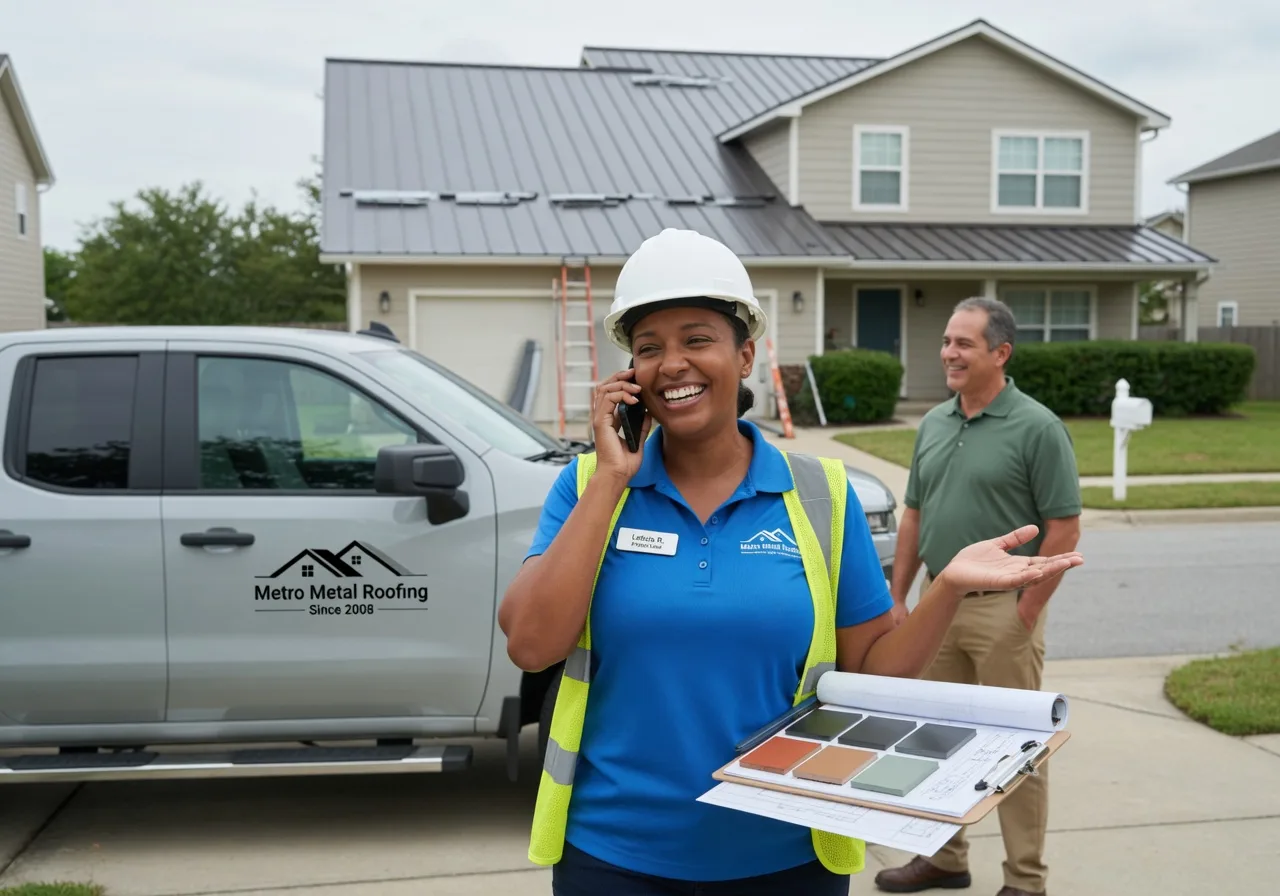 Storm Damage Metal Roof Repair in Young America, IN